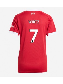 Billige Liverpool Florian Wirtz #7 Hjemmedrakt Dame 2025-26 Kortermet